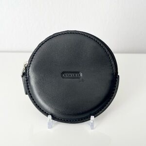 Coach Small Leather Coin Zip Pouch